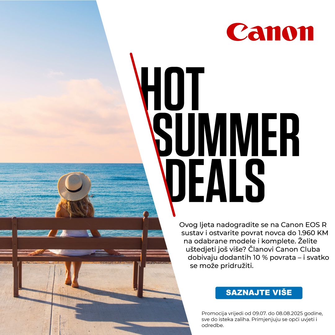 CANON CASHBACK - Vruća Ljetna Ponuda