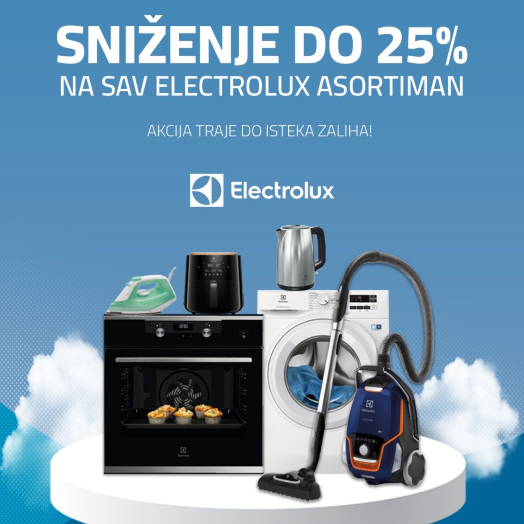 Velika Electrolux akcija – sniženja do 25%!
