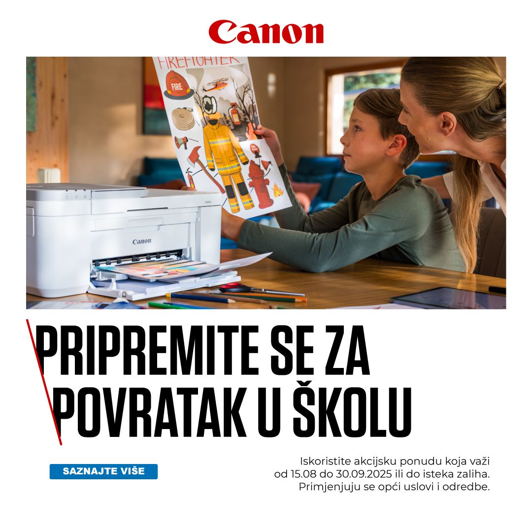 Pripremite se za povratak u školu uz Canon!