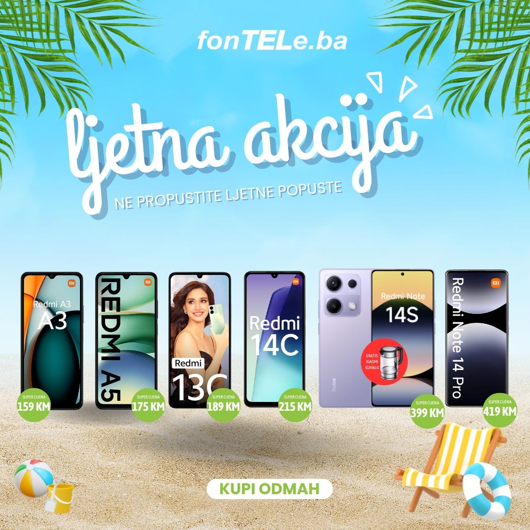 Vruća ljetna ponuda Xiaomi telefona