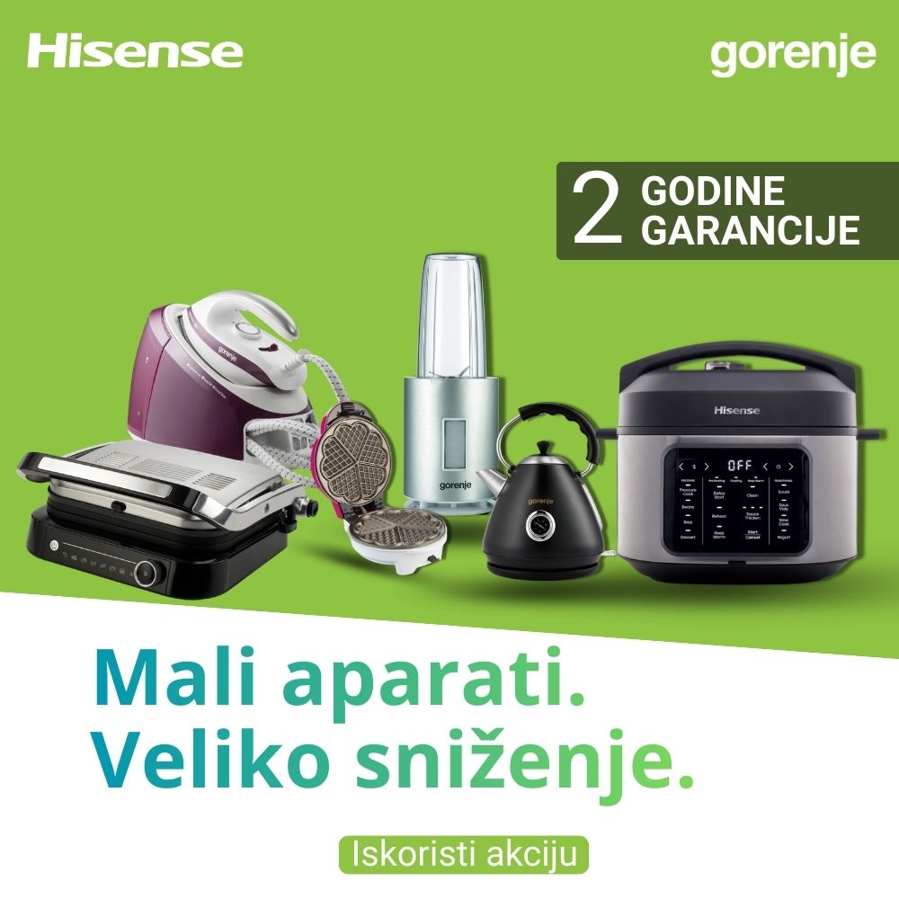 Akcija Gorenje i Hisense aparata