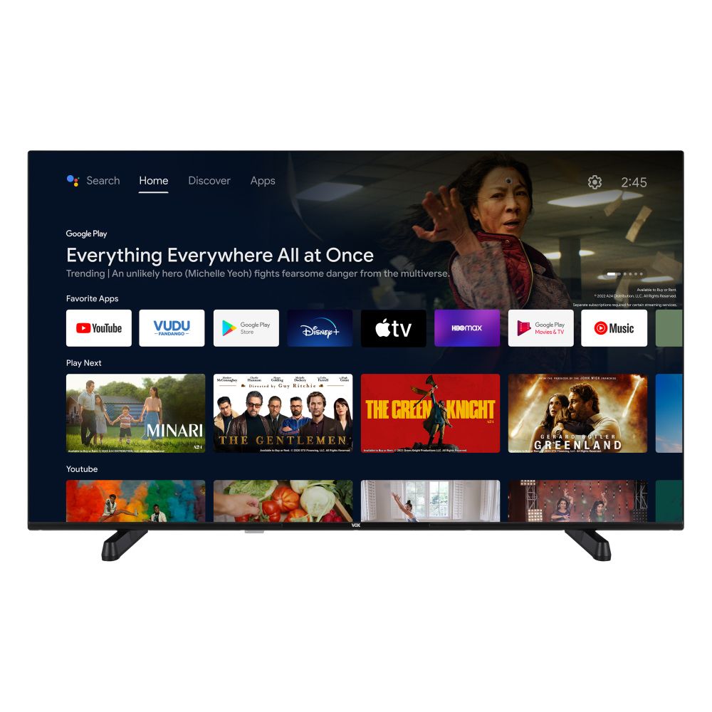 VOX televizor 50VAU754B 50" LED 4K Ultra HD Android Crni