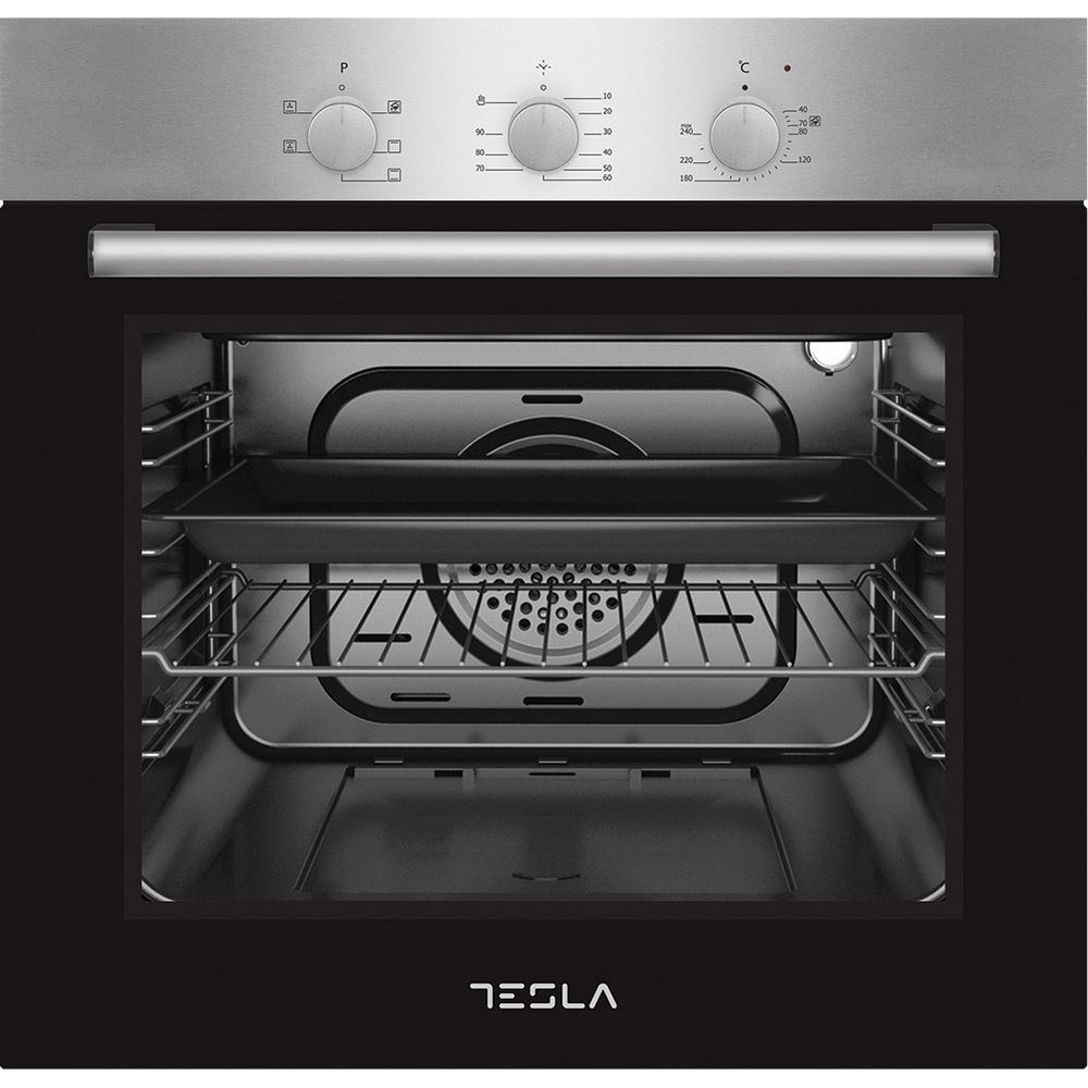 TESLA ugradbena pećnica BO600SX Inox Siva