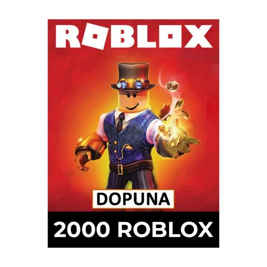 Roblox 25$ - 2000 Robux (USA) - fonTELe