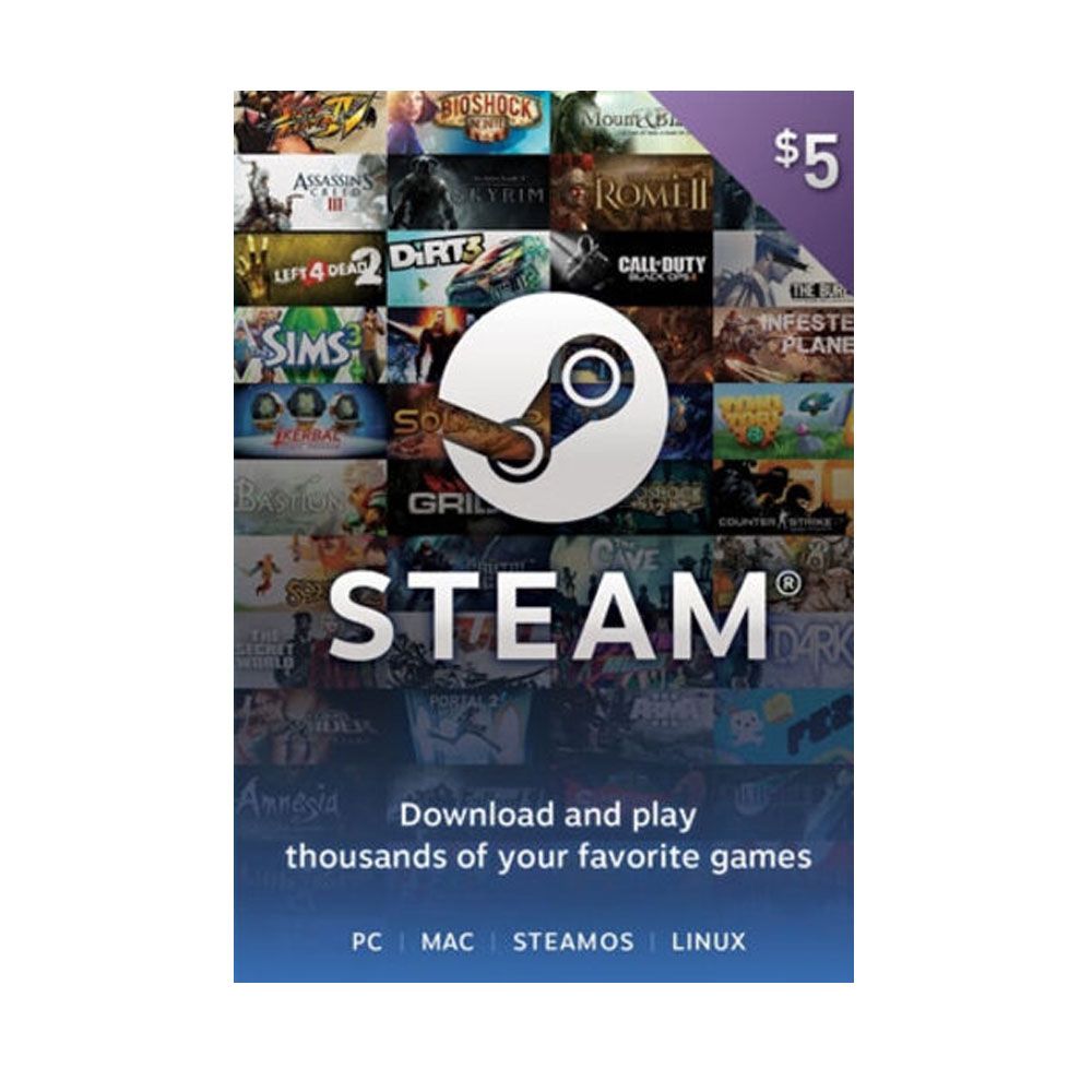 Steam gift card 5$ - Global - fonTELe