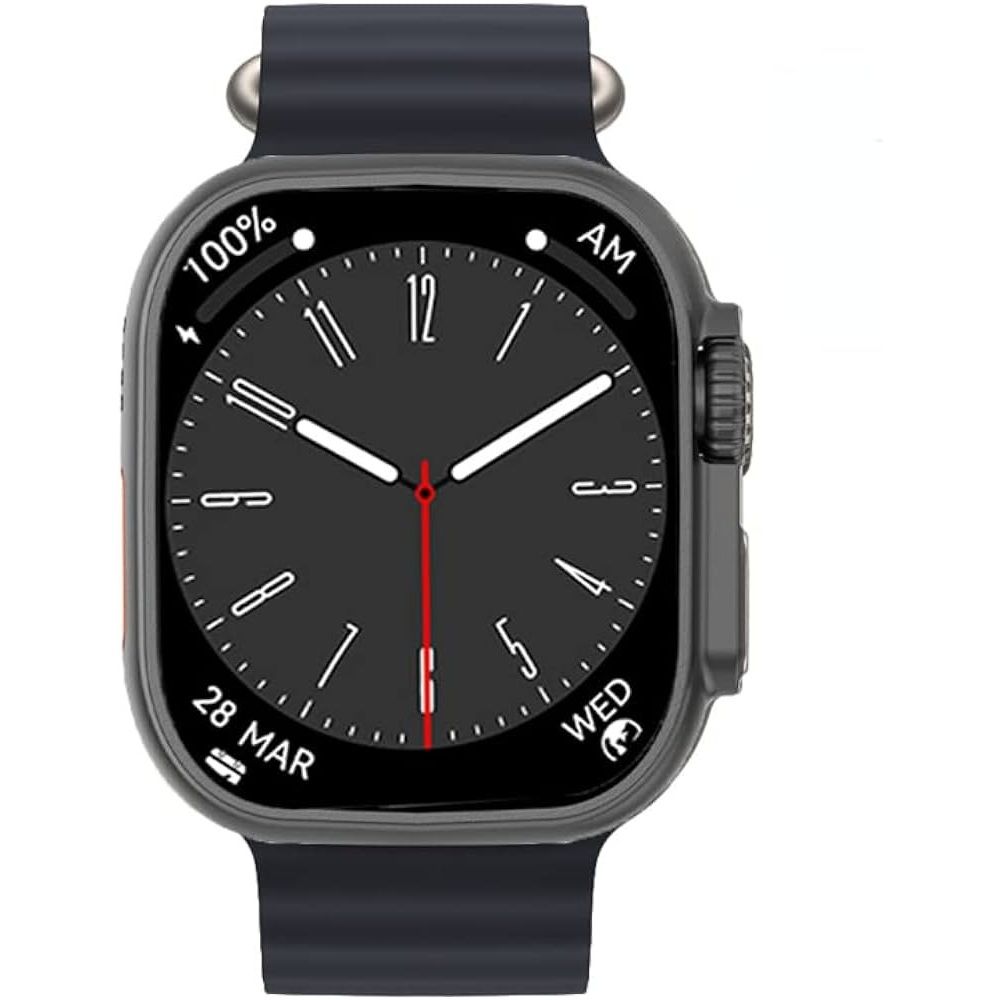 DT8 pametni sat Ultra Max 49mm sa dvije crne narukvice