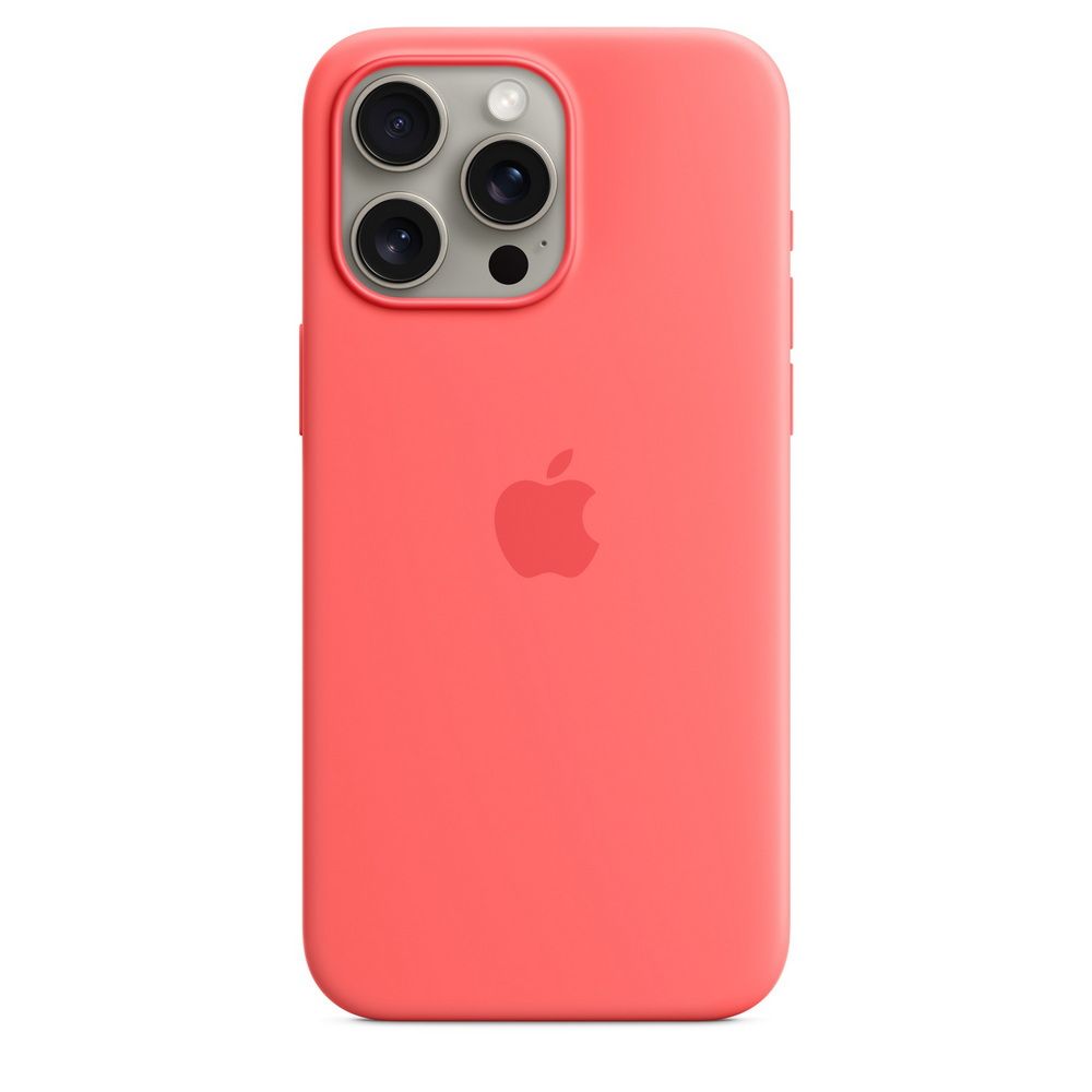 APPLE silikonska maskica originalna za iPhone 15 Pro Max Crvena