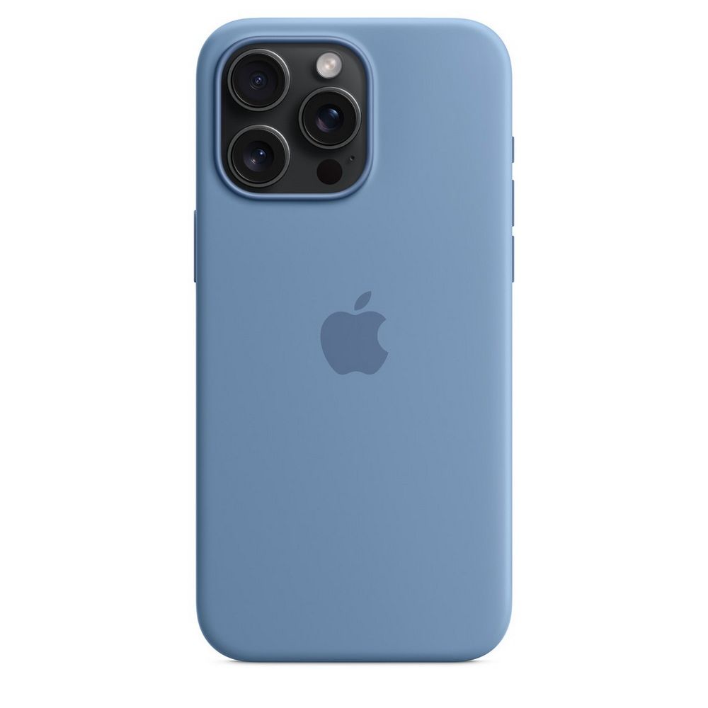 APPLE silikonska maskica za iPhone 15 Pro Max Plava