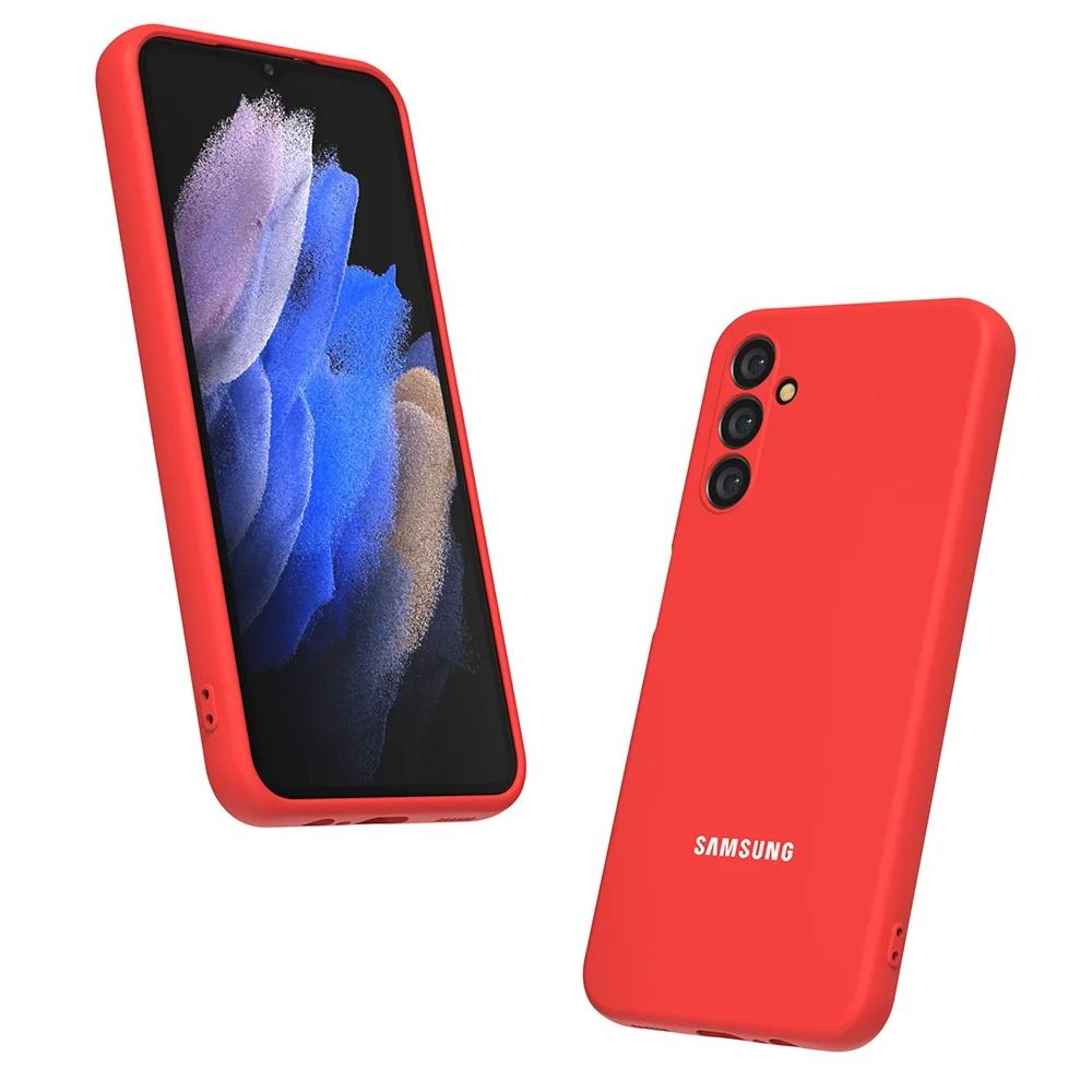 SAMSUNG silikonska maskica za Samsung A24 Crvena
