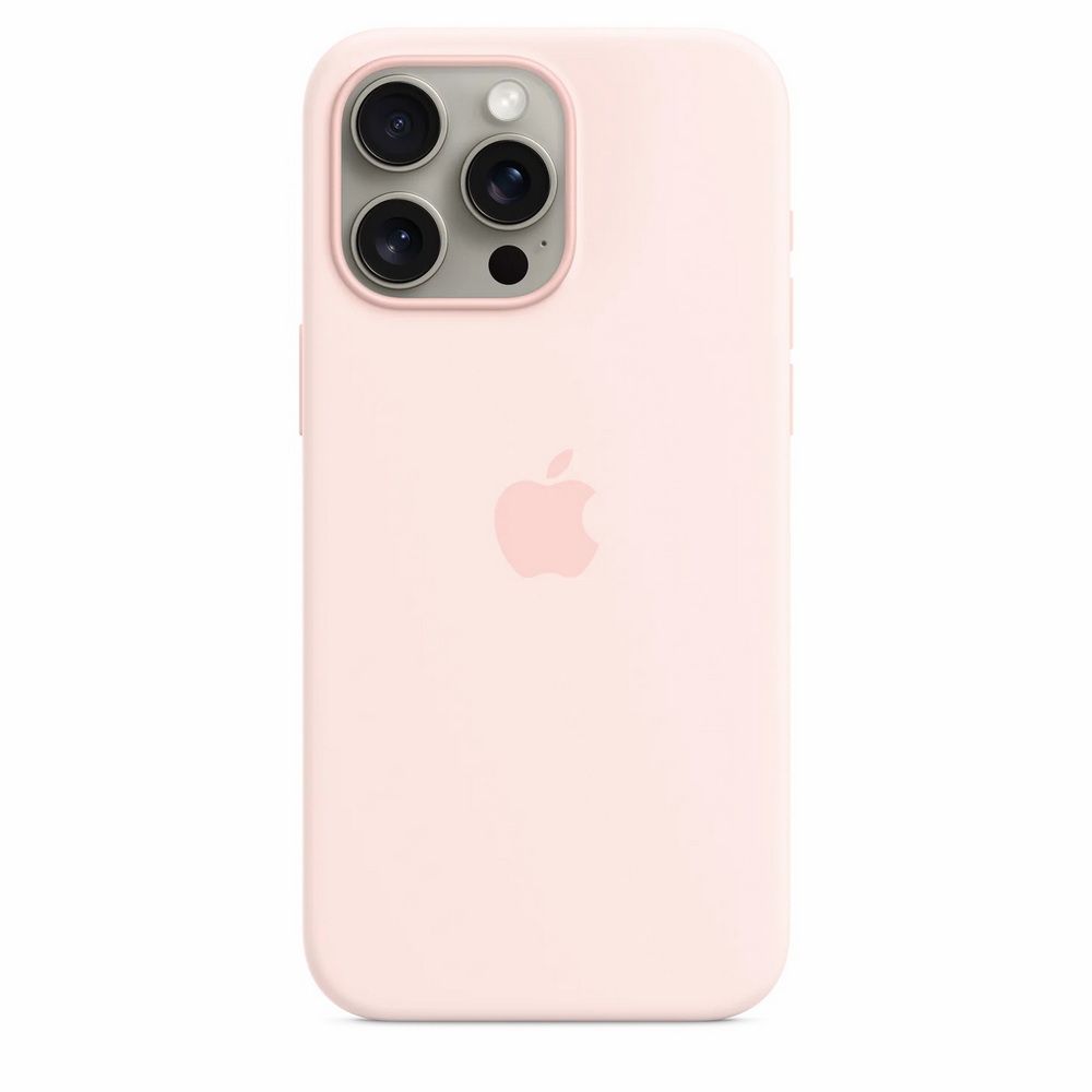 APPLE silikonska maskica za iPhone 15 Pro Max Roza