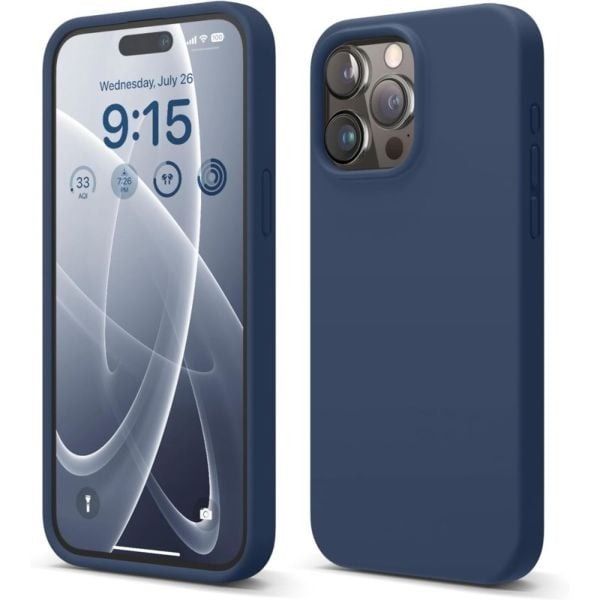 APPLE silikonska maskica za iPhone 15 Pro Max Indigo Plava