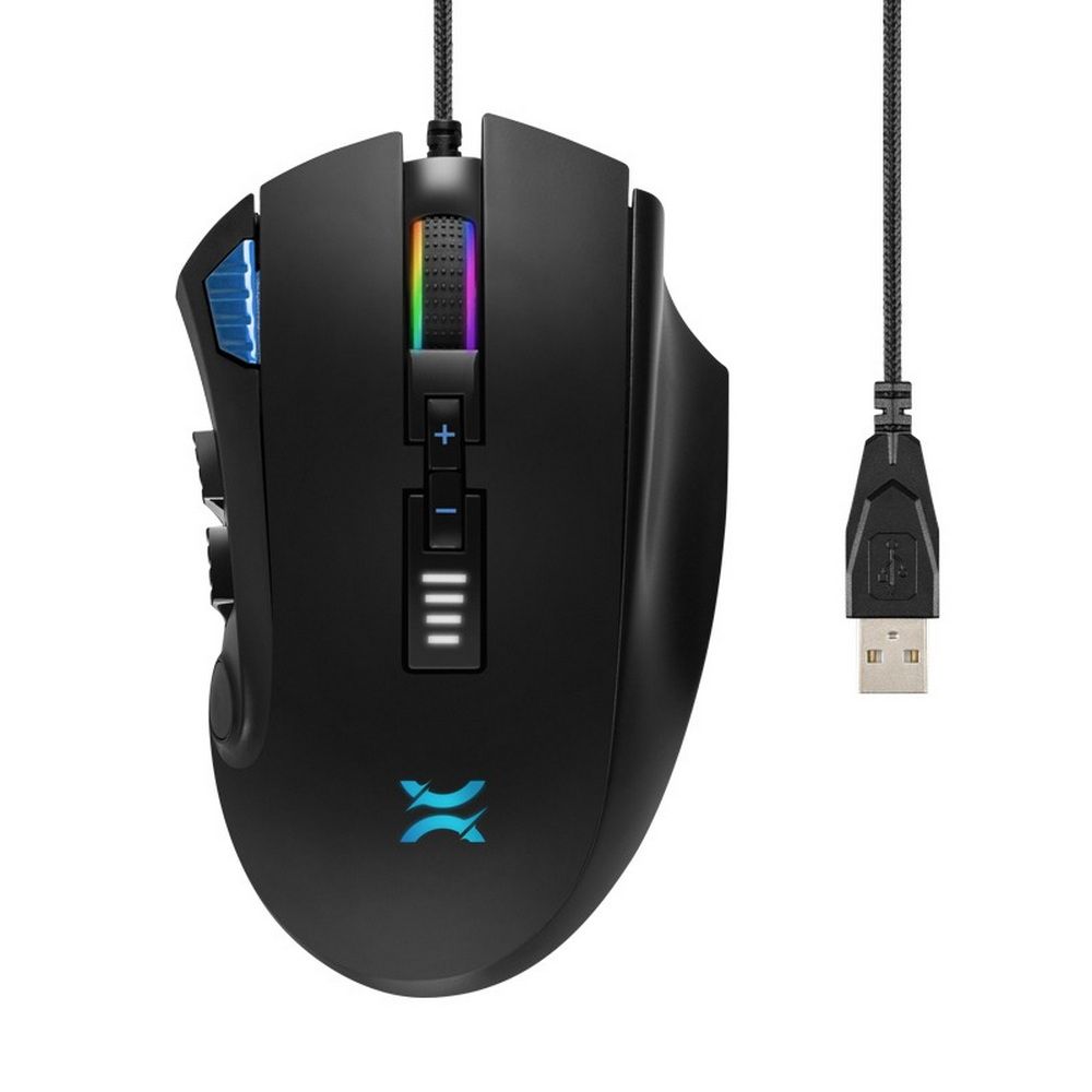 NOXO gaming miš RGB Nightmare Crni