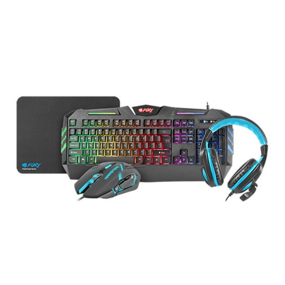 MARVO Fury Combo Gaming Thunderstreak 4in1 ZU NFU 1097 Crni