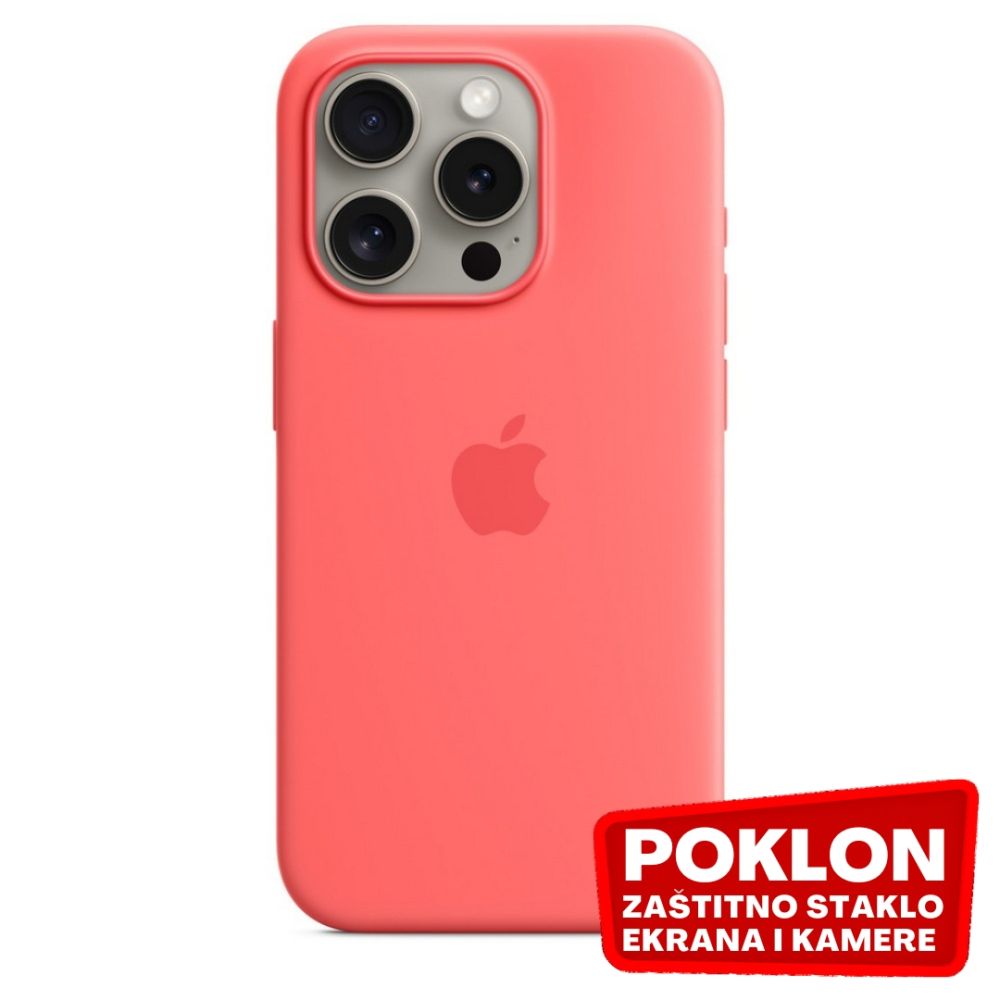 APPLE originalna silikonska maskica sa Magsafe iPhone 15 Pro Max Guava