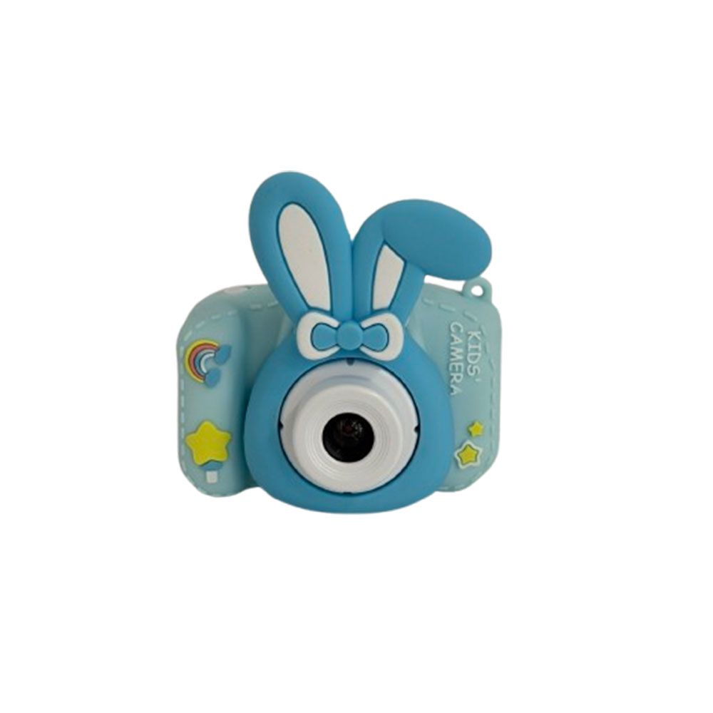 XJ01 dječija kamera dual lens Zec Plava