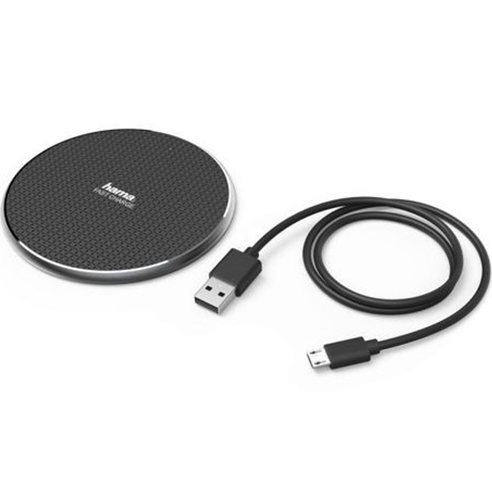 HAMA wireless punjač FC10 Crni