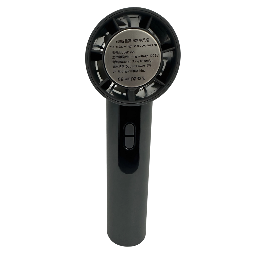 VENTILATOR prijenosni Y58 Crni