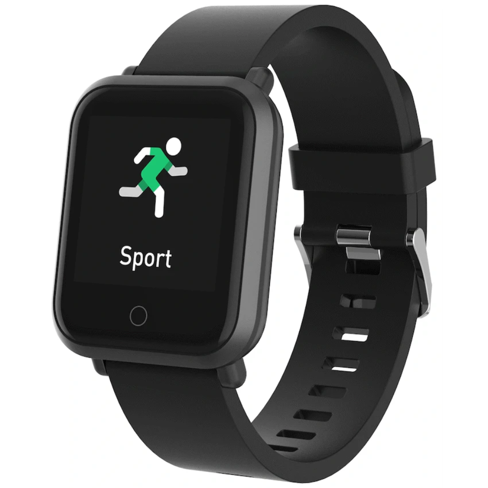 VOLKANO pametni sat Tech Serene Series Crni