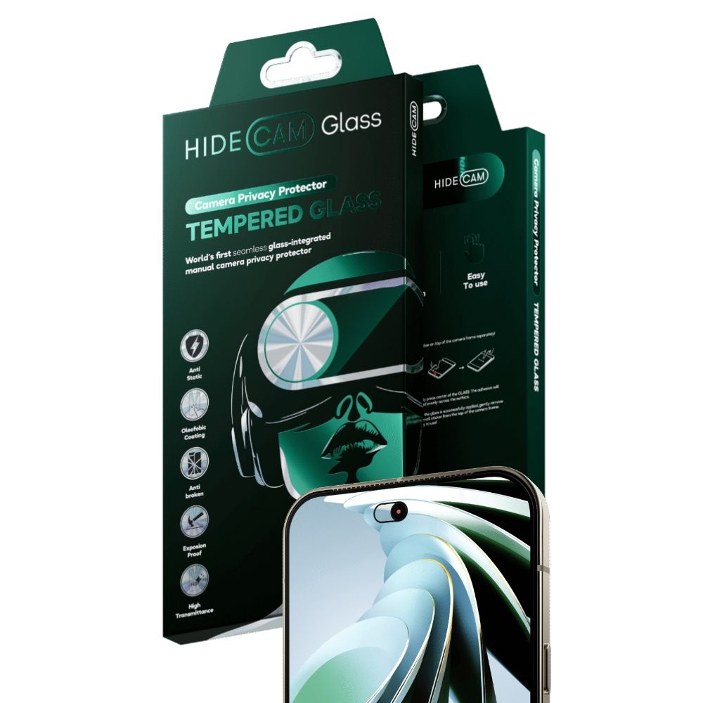 HIDEcam zaštitno staklo za Samsung S24+/S25+ sa poklopcem za kameru