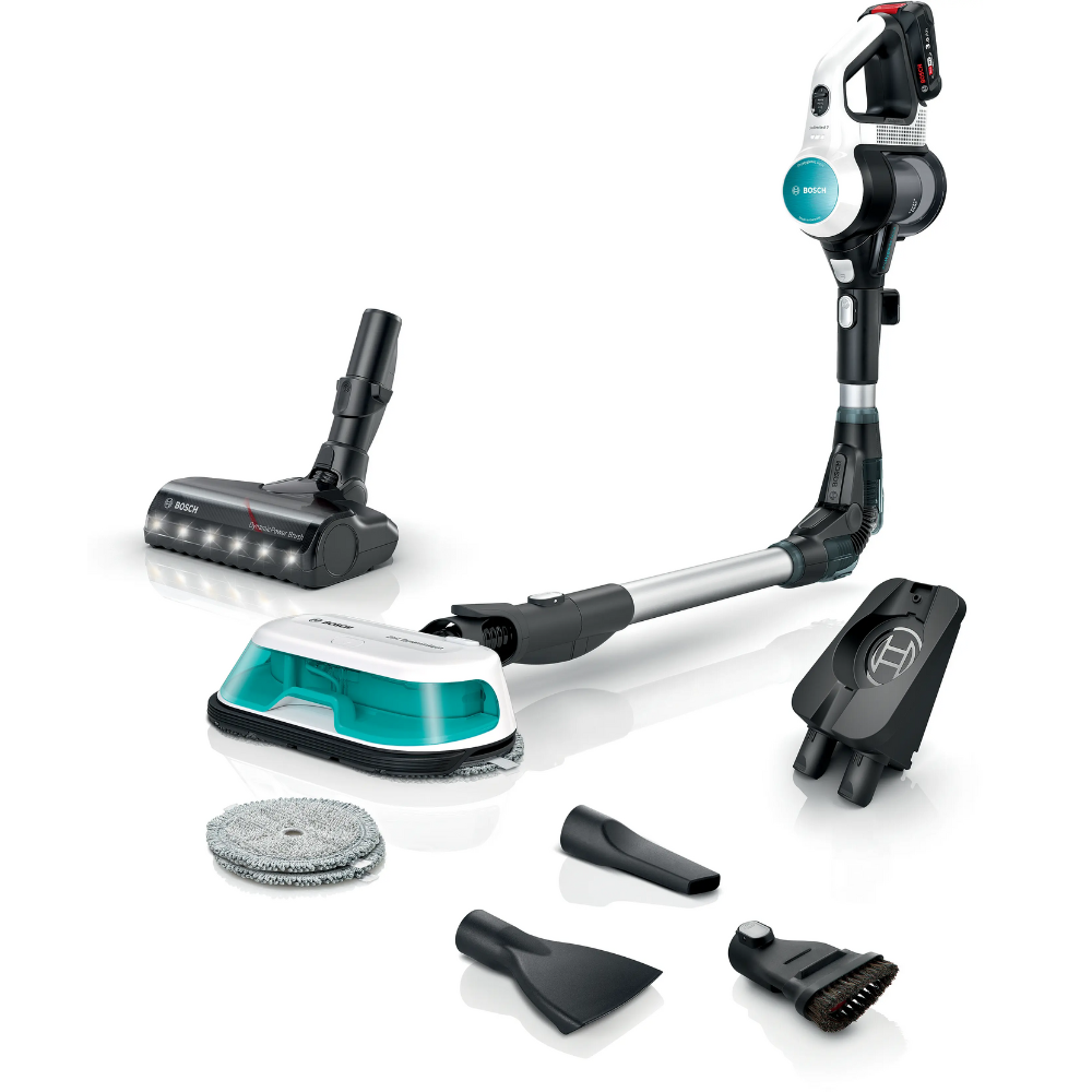 BOSCH štapni usisivač BCS71HYG2 Unlimited 7 ProHygienic Aqua Bijela