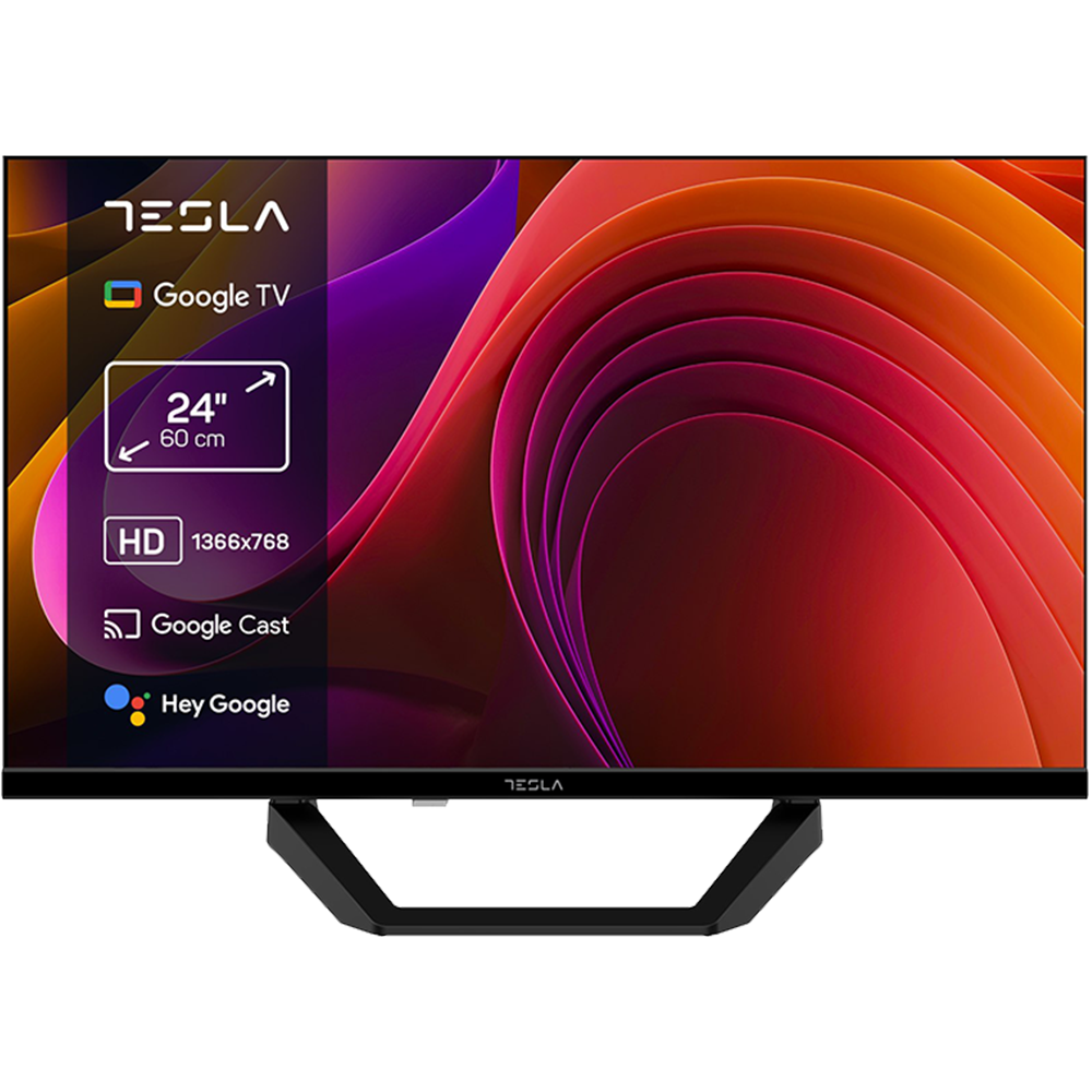 TESLA tv 24" 24E655BHS Google TV Crni