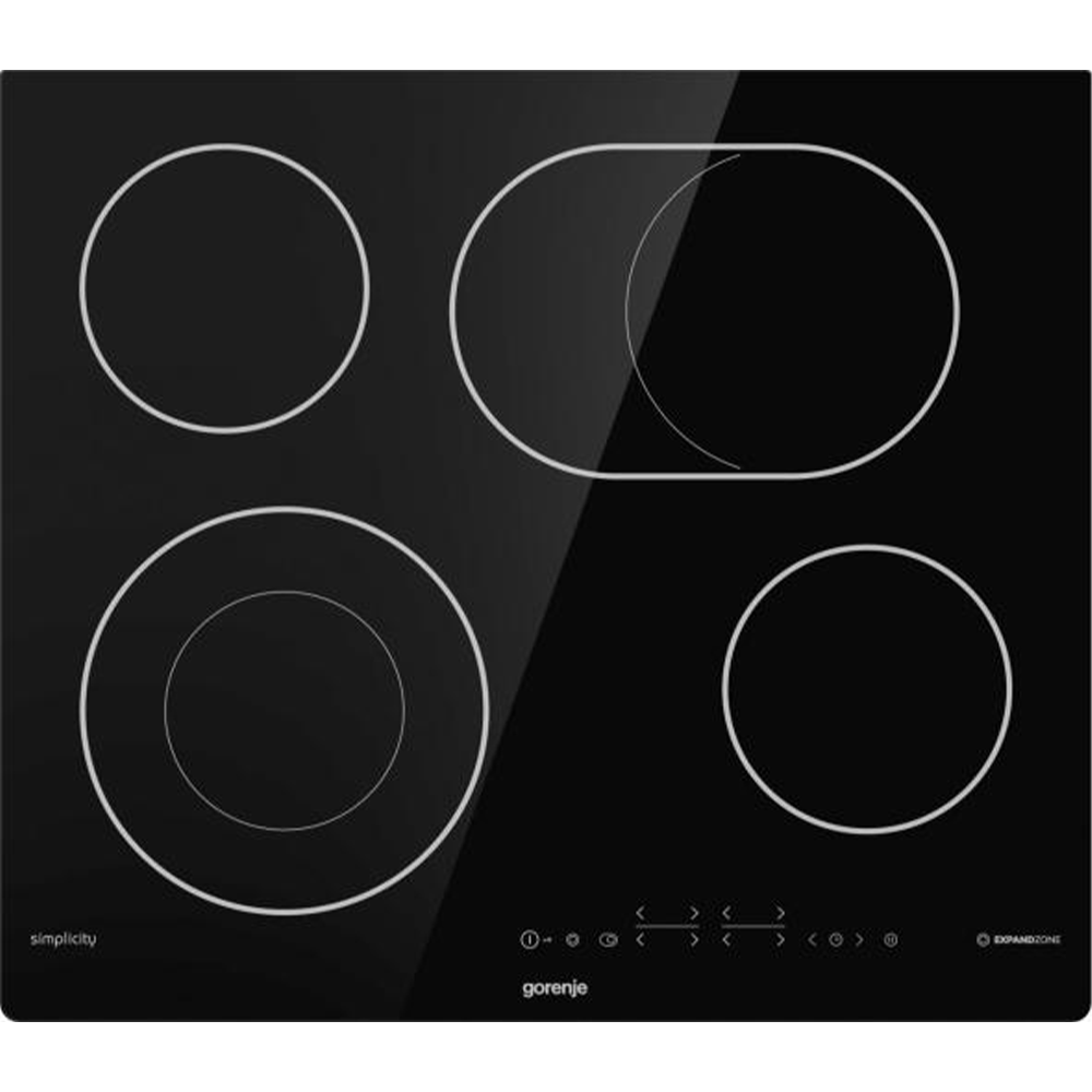 GORENJE ugradbena ploča ECT 643 SYB Crna