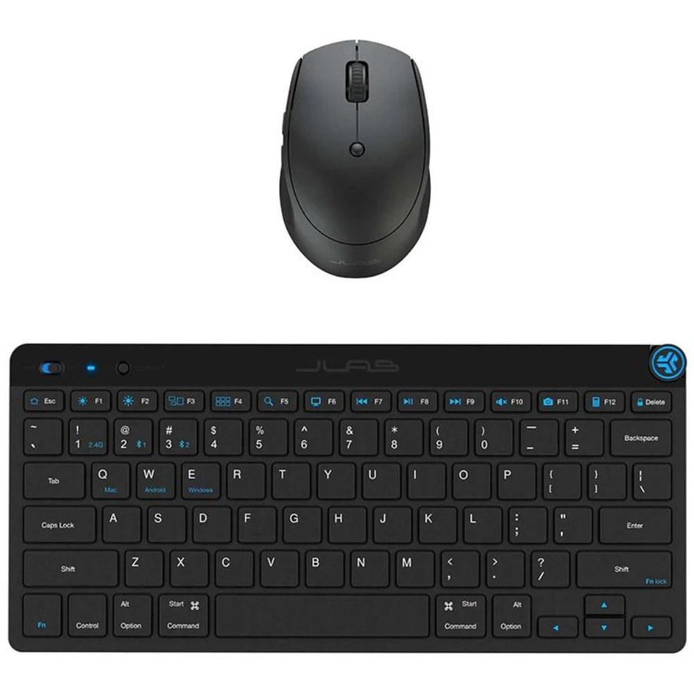 JLAB Go Work Bundle (Go Mouse and Go Keyboard US) Crna