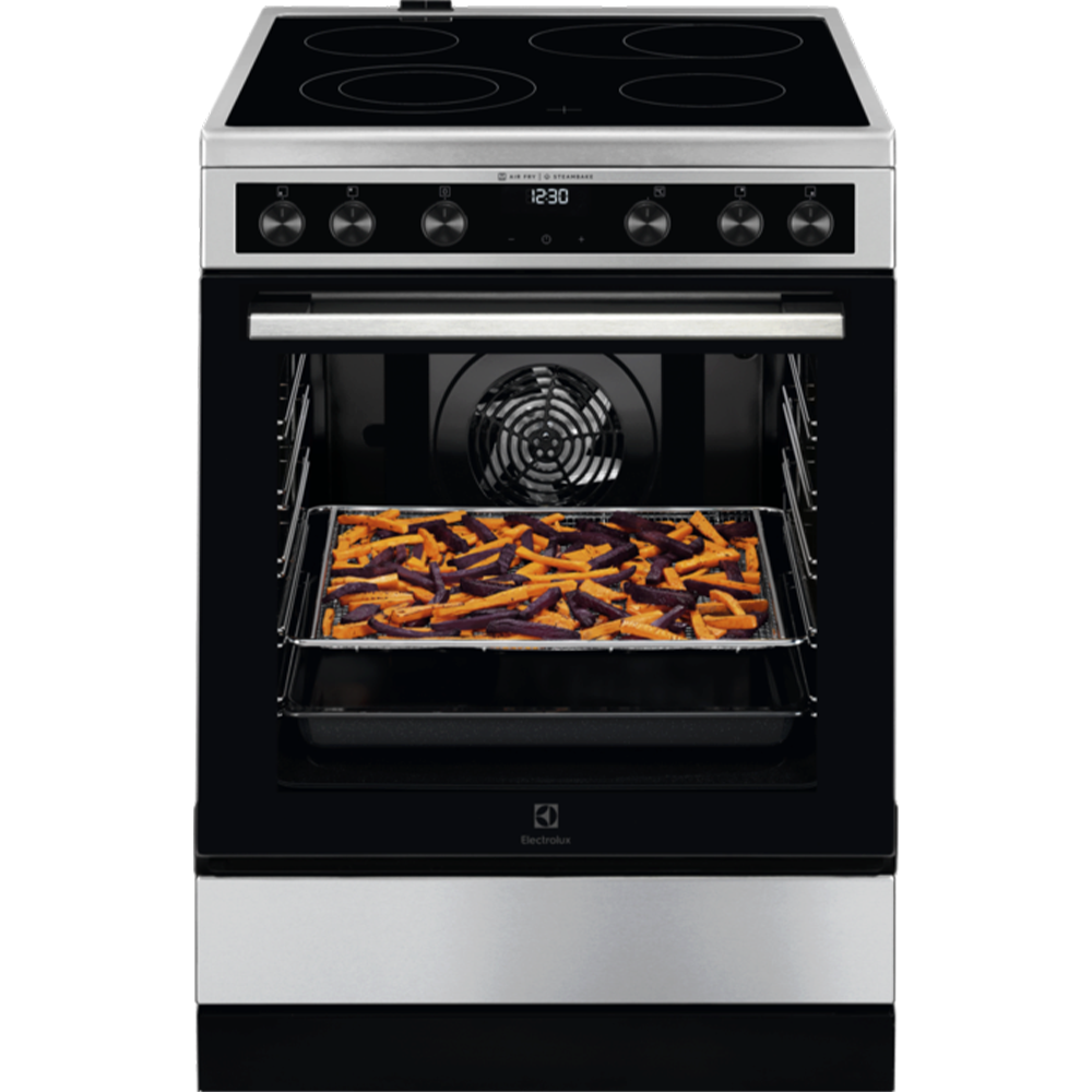 ELECTROLUX staklokeramički štednjak LKR66021MX 60cm Sivi