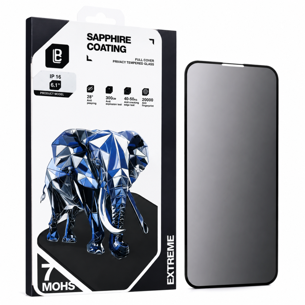 SAPPHIRE COATING privatno zaštino staklo za iPhone 16