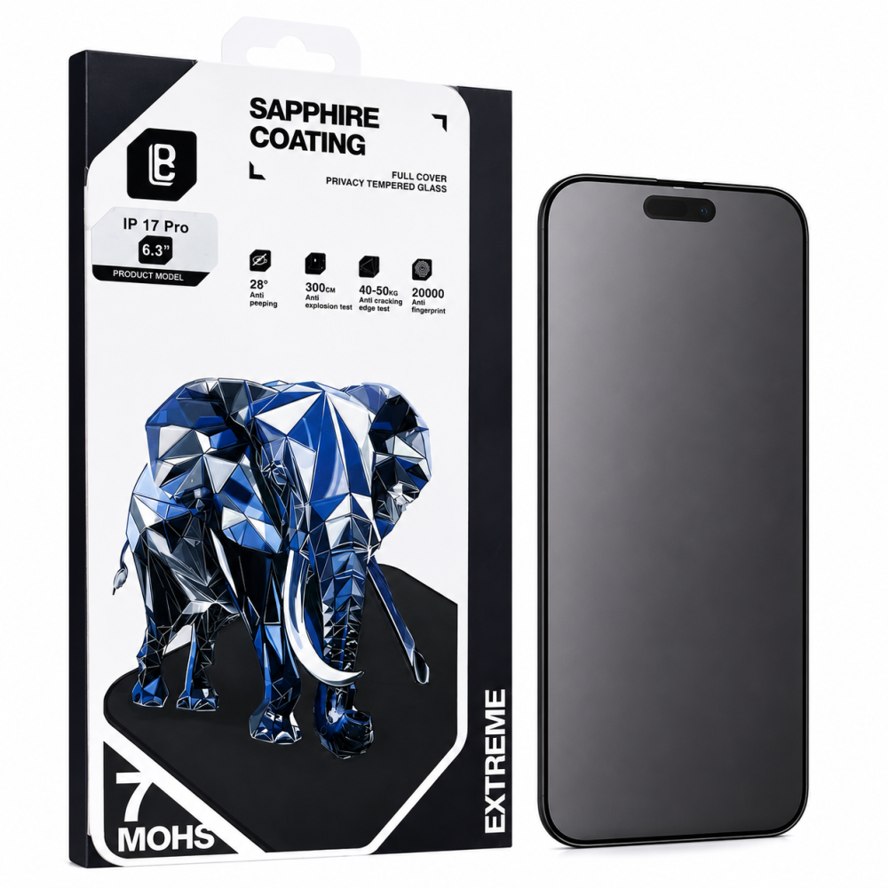 SAPPHIRE COATING privatno zaštino staklo za iPhone 17 Pro