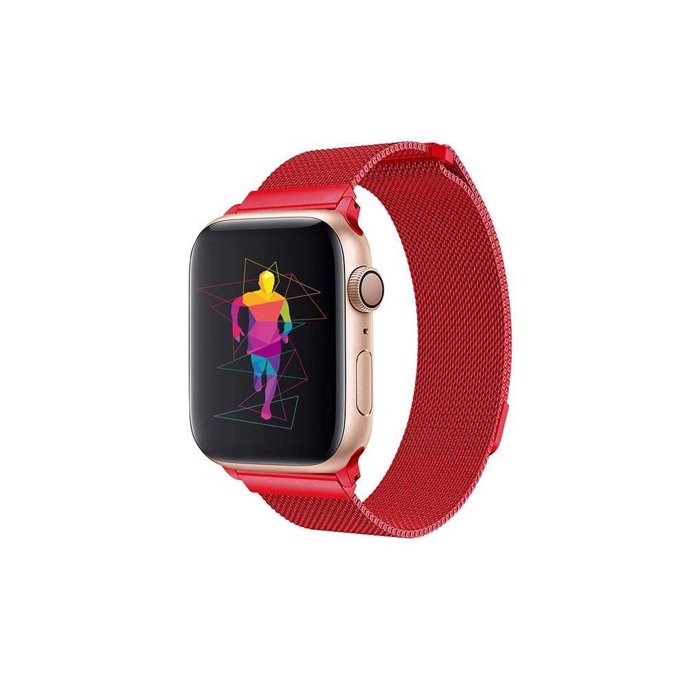 NARUKVICA magnetna za Apple Watch 42-44mm Crvena