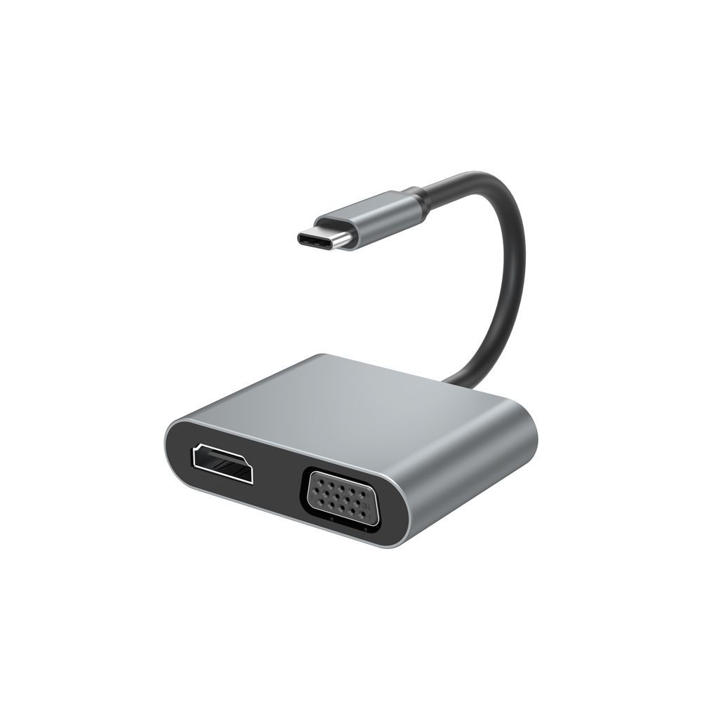 XO HUB001 dock station 4 IN 1 Sivi