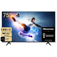 HISENSE televizor LED 75'' 75A6BG 4K Ultra HD Smart Crni