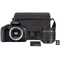 Canon fotoaparat EOS2000D + objektiv 1855 IS + microSD kartica + torba