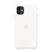 APPLE silikonska maskica za iPhone 11 Bijela