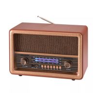 NS8076BT retro bluetooth zvučnik/radio Smeđi