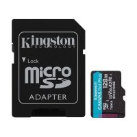 KINGSTON memorijska kartica microSD kartica 128GB Canvas Go Plus Adapter 170R A2 U3 V30
