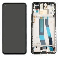 LCD + okvir Xiaomi 11 Lite 5G Original Zeleni