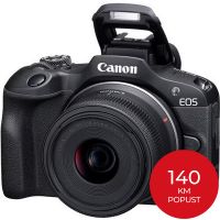 CANON fotoaparat R100 + RFS18-45 Crni