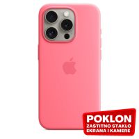 APPLE originalna silikonska maskica sa Magsafe iPhone 15 Pro Pink