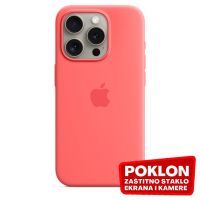 APPLE originalna silikonska maskica sa Magsafe iPhone 15 Pro Guava