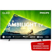 PHILIPS televizor 55PUS8209 4K QLED TV Ambilight Titan OS + SOUNDBAR TAB4208/10