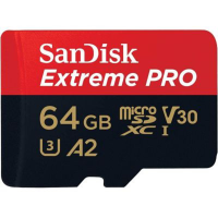 SanDisk SDXC 64GB Micro Extreme Pro 200MB/s A2 C10 V30