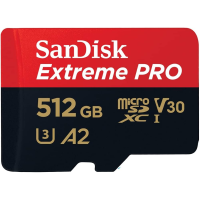 SanDisk SDXC 512GB Micro Extreme Pro 200MB/s v30