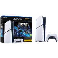 PlayStation 5 Slim Digital Edition D ch + Fortnite VCH + God of War Ragnarok VCH