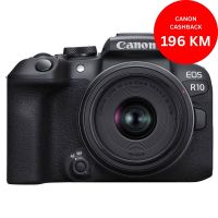 CANON fotoaparat  R10 + objektiv RF-S 1845 IS STM Crni