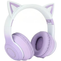 VOLKANO bežične slušalice Whisker Series Cat Ear Headphones Ljubičaste