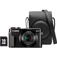 CANON fotoaparat G7X II BK KIT Crna