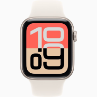 Apple Watch SE 3 GPS 40mm Starlight Aluminium Case with Starlight Sport Band - S/M