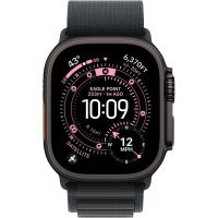 Apple Watch Ultra 3 GPS + Cellular 49mm Black Titanium Case with Black/Charcoal Trail Loop - M/L